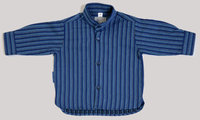 Bauernhemd blau OK für Kinder Gr. 74 bis 164